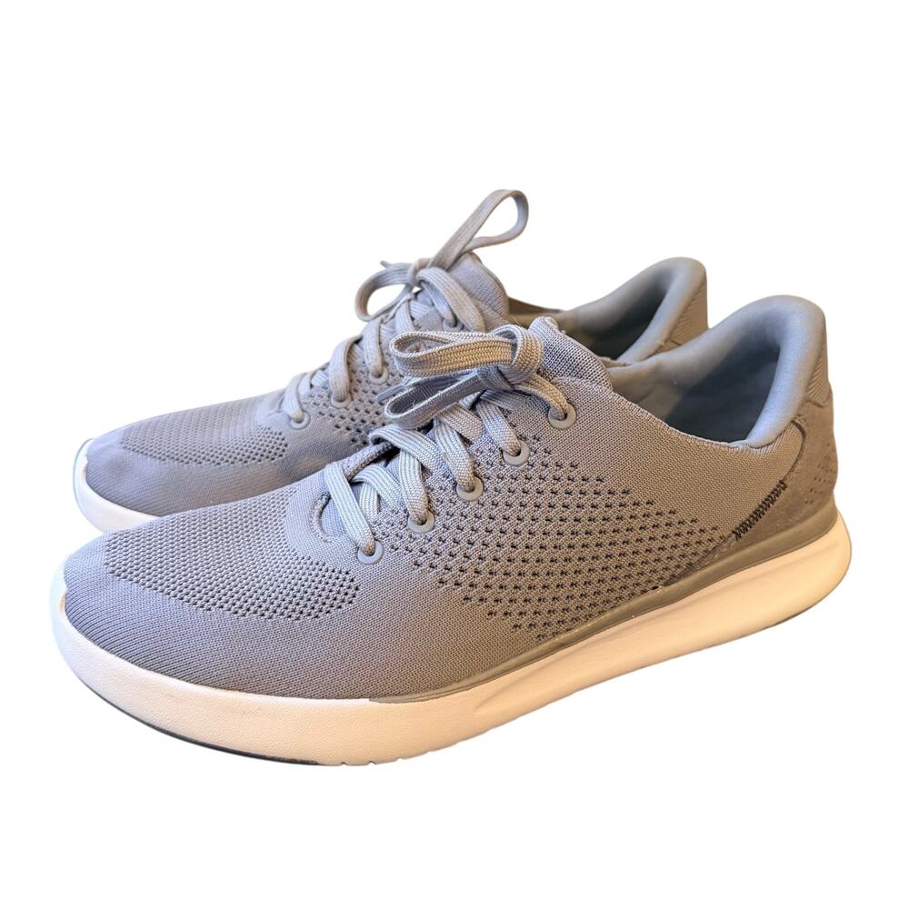 Kizik Lima Grey Knit Hands Free Slip On Sneakers Men's 10.5 /Women's 12